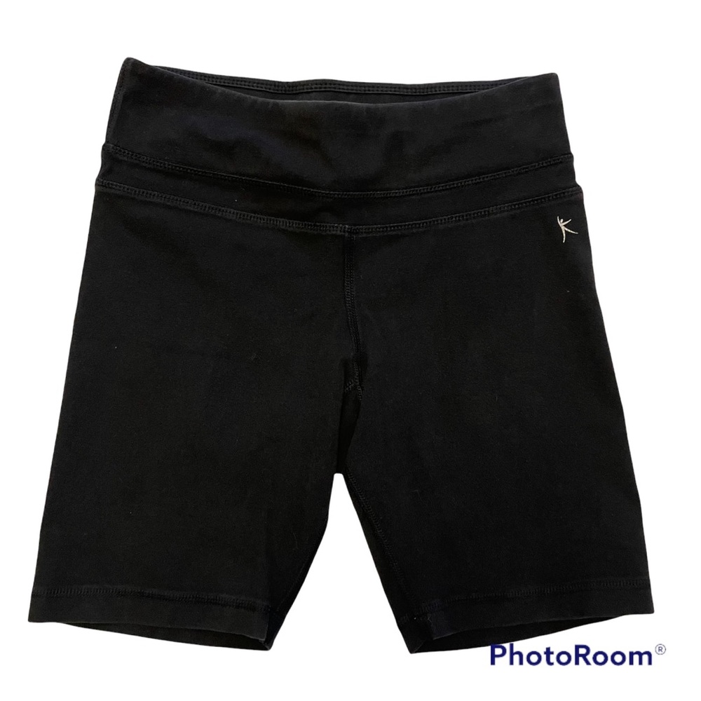 Danskin Now Fitted Athletic Biker Shorts Black Size XS